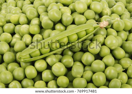 Peas green color food agriculture fresh texture photo stock
