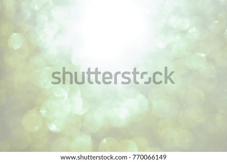 Abstract of bokeh-blurred lighting background.