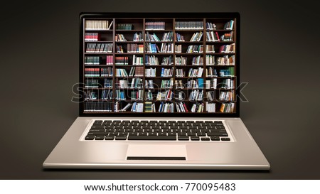 A convenient library with a computer