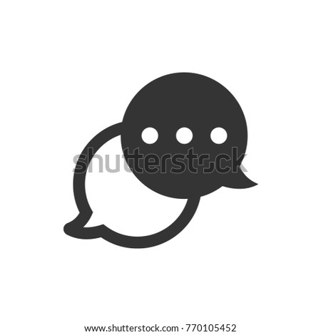 Conversation / Discussion Icon Royalty-Free Stock Photo #770105452