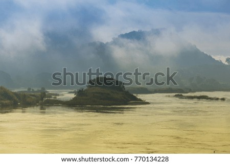 Mist Mountain and Mekong River
