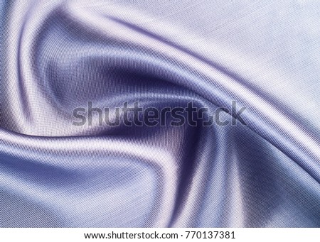 Fabric silk texture of dark blue, Navy. 