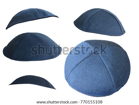 kippa is a small hat worn by Jewish  Royalty-Free Stock Photo #770155108