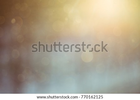 Early morning sunlight out of focus - abstract background