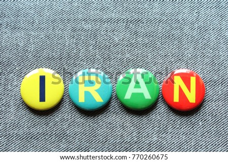 Iran button badges