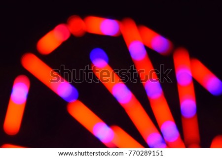 Abstract Light Bokeh Background, Abstract blurred light element that can be used for cover decoration or background, Background screen technology LED modern and beautiful, Glitter lights background.