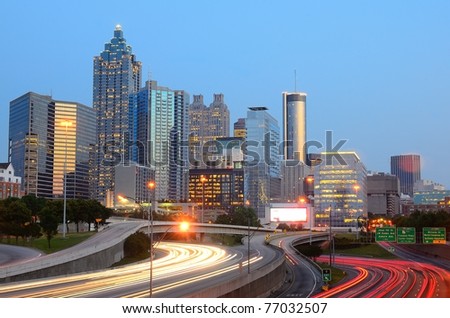 Downtown Atlanta, Georgia skyline