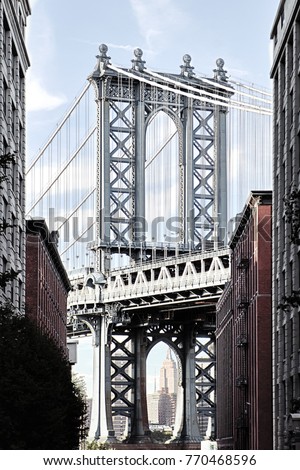 Manhattan Bridge from Washington Street