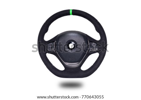 control wheel Separated from the white background