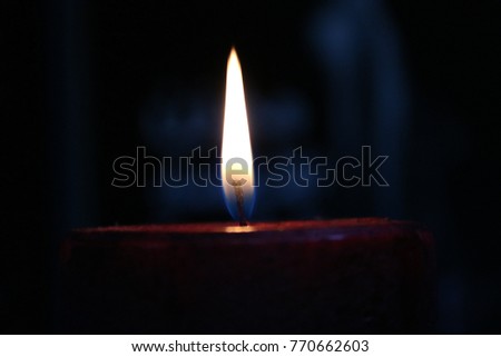 red candle fire