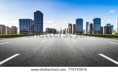 way in the modern city Royalty-Free Stock Photo #770743876