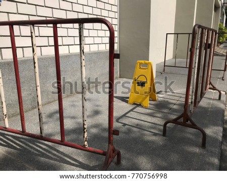 caution construction area.