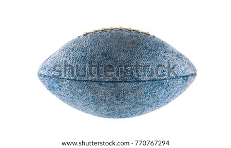 rugby ball on white isolated background

