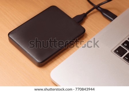 hard drive in a computer