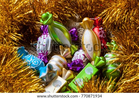 Colorful Christmas Candies