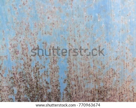 Abstract old green rusty metal plate background texture