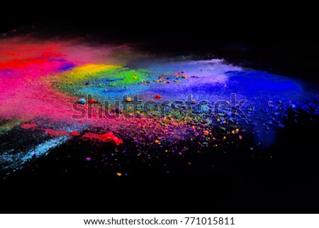 pigmented cosmic colorful scenery