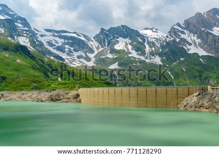Reservoir of the Kaprun Kraftwerk Power Project