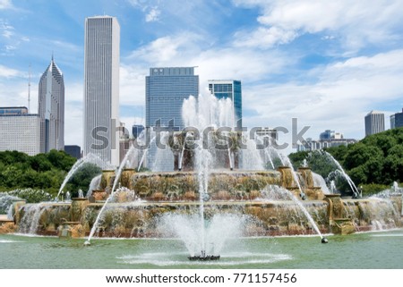 Buckingham Fountain in Chicago, Illinois