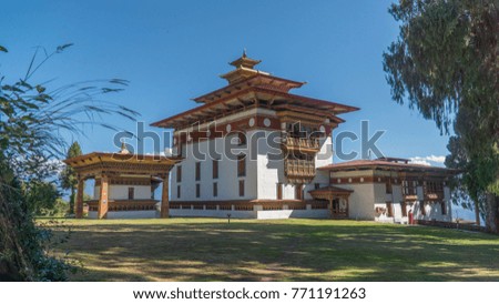 Monastery. Kingdom of Bhutan. Asia