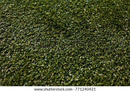 photo of a Synthetic green grass 