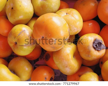 Persimmon sweet fruit