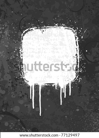 White and gray spray paint grunge background design