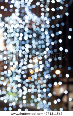 Bokeh of lighting in party for background