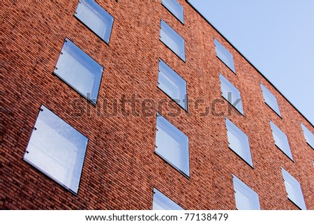 Exterior of a modern residential building