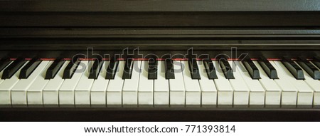 Classical Horizontal  Piano Keys | Musical Instrument