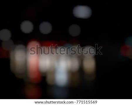Street lights in the night