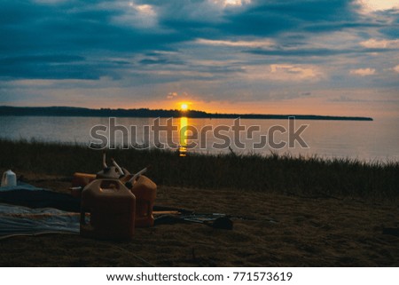 Northern Michigan Upper Peninsula Coast Sunset