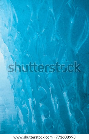 The ice texture