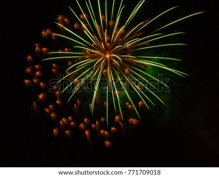 Fireworks Display; Light Paintings