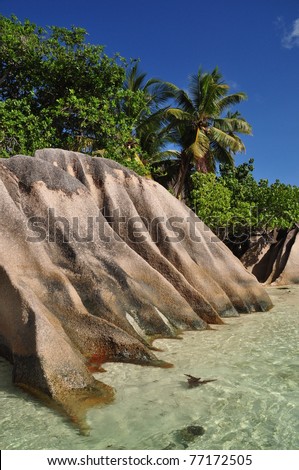 Anse Sourse d`Argent, La Digue, Seychelles