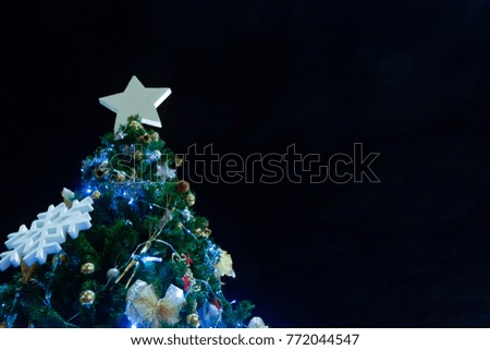 Christmas and New Year s holiday background