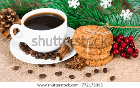 coffee with gingerbread