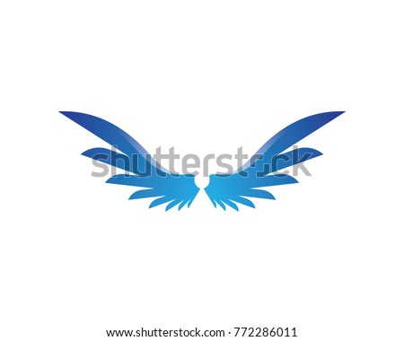 Wing Logo Template vector design