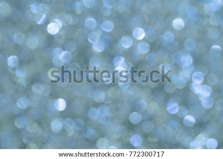 Blue and grey bokeh background Christmas background