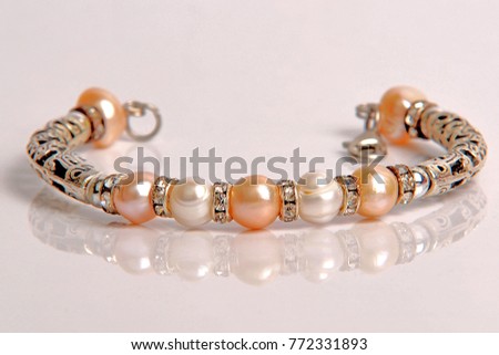 Bracelet  on white background