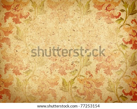 paper background with ornament