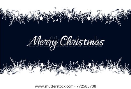 Merry Christmas Greeting card or background. vector illustration.