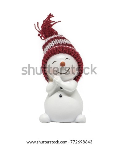 Snowman in a hat