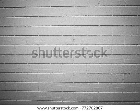 Abstract texture light gray and aged paint white brick wall background technology horizontal architecture wallpaper