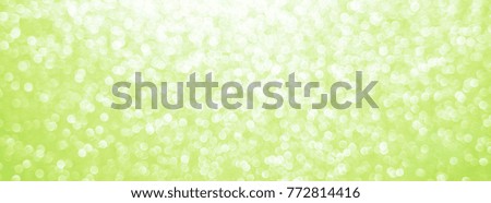 green bokeh abstract background. christmas - panoramic