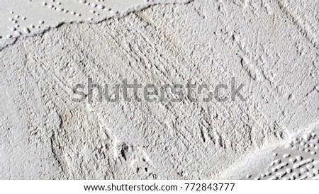 Abstract background from white concrete texture with cracked and scratched. Retro and vintage wallpaper.