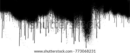 Vector dripping paint.Paint drips background.
 Royalty-Free Stock Photo #773068231