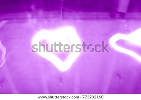 Neon Light Abstract Background
