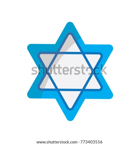 judaism icon flat color