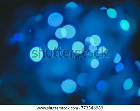 Image of abstract texture, light blue bokeh background / with copy space